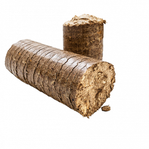 Visuel Adobe de bûches de bois compressées proposées par l'entreprise ATOUT FLAMME en livraison par palette dans un périmètre de 40 km autour de saverne, possibilité de commander en ligne